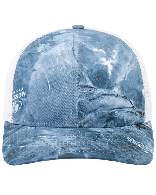 Pacific Headwear 107C Snapback Trucker Hat Doba OS HIGH SEAS/ WHITE